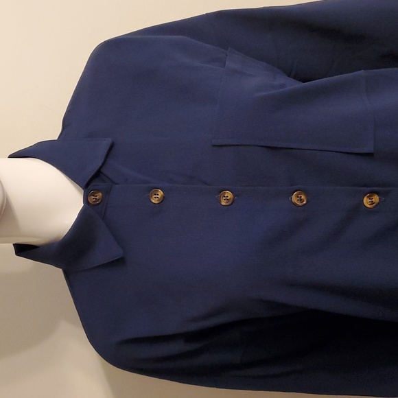 🎄5/$30🎄NWOT Blue Blouse - Picture 2 of 7